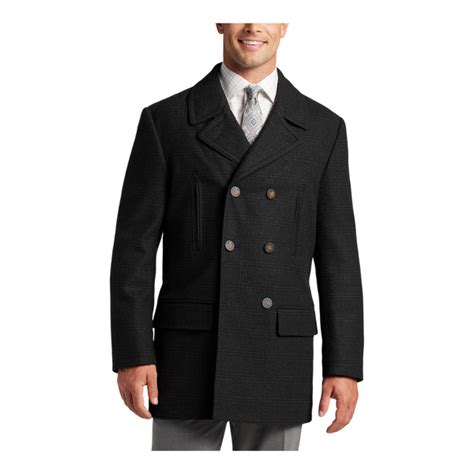 Michael Kors Classic Fit Glen Plaid Peacoat 